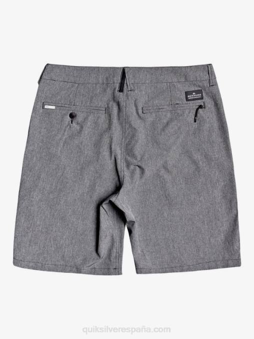 negro pantalones cortos híbridos union heather anfibio 20 D6T4D1585 hombres Quiksilver