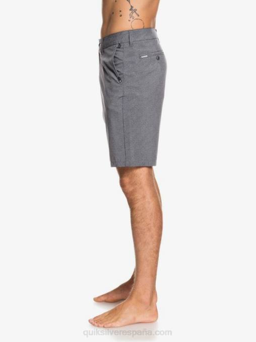 negro pantalones cortos híbridos union heather anfibio 20 D6T4D1585 hombres Quiksilver