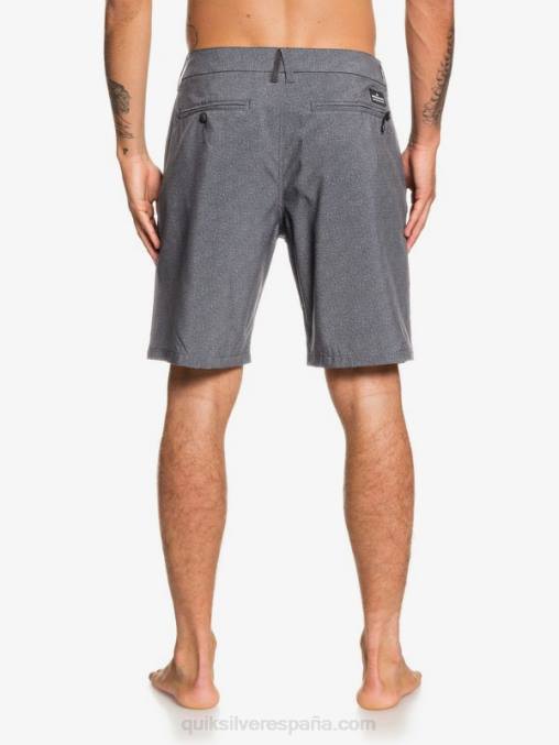 negro pantalones cortos híbridos union heather anfibio 20 D6T4D1585 hombres Quiksilver