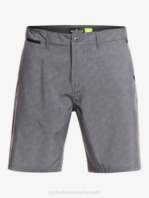 negro pantalones cortos híbridos union heather anfibio 20 D6T4D1585 hombres Quiksilver