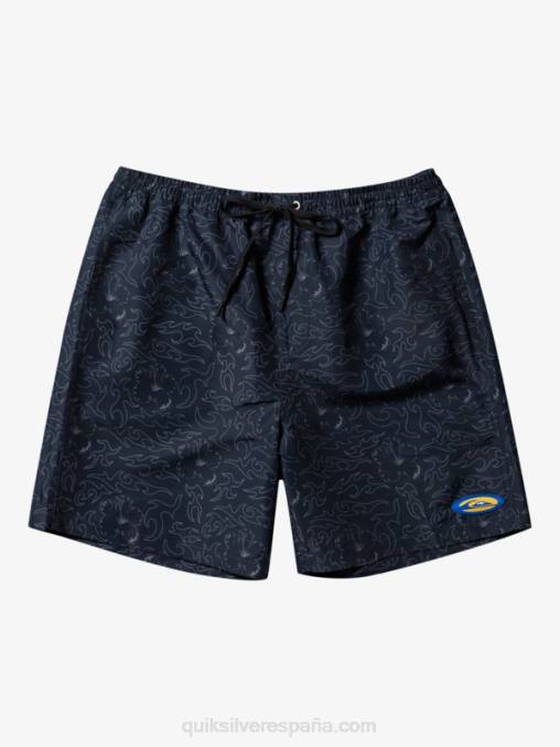 negro saturno 18 voleas D6T4D583 hombres Quiksilver