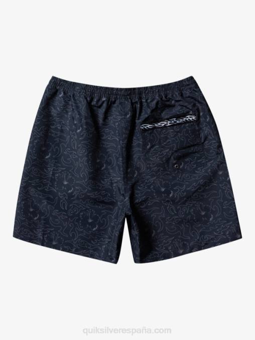 negro saturno 18 voleas D6T4D583 hombres Quiksilver