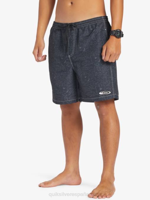 negro saturno 18 voleas D6T4D583 hombres Quiksilver
