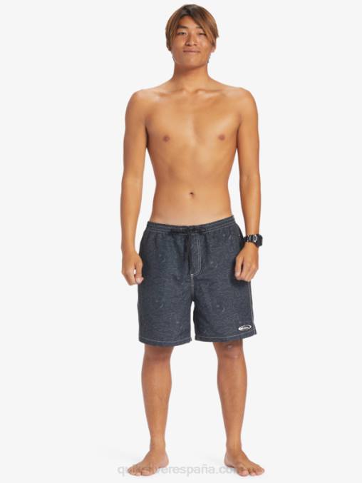 negro saturno 18 voleas D6T4D583 hombres Quiksilver