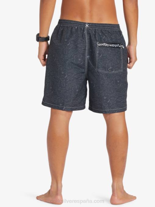 negro saturno 18 voleas D6T4D583 hombres Quiksilver