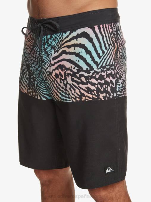 negro shorts de baño diarios de la división 20 D6T4D669 hombres Quiksilver