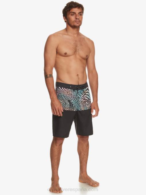 negro shorts de baño diarios de la división 20 D6T4D669 hombres Quiksilver