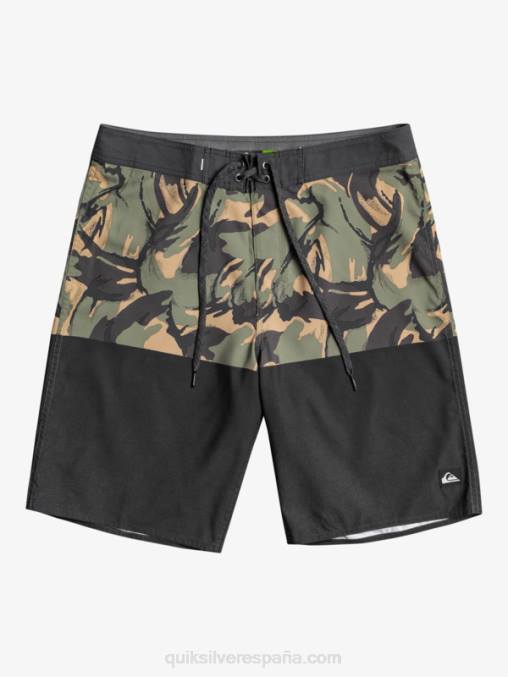 negro shorts de baño diarios de la división 20 D6T4D671 hombres Quiksilver