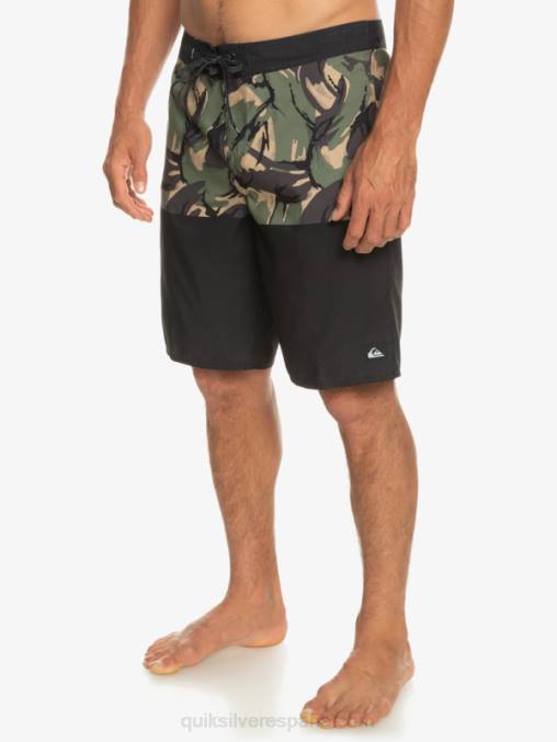 negro shorts de baño diarios de la división 20 D6T4D671 hombres Quiksilver