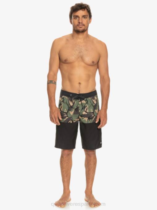 negro shorts de baño diarios de la división 20 D6T4D671 hombres Quiksilver