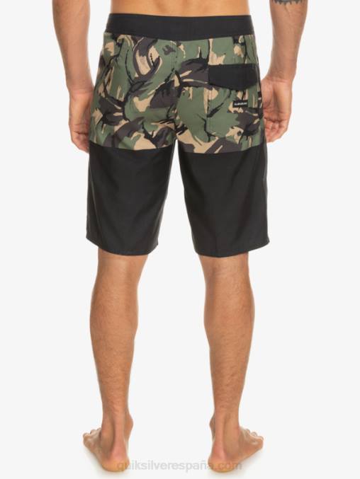 negro shorts de baño diarios de la división 20 D6T4D671 hombres Quiksilver