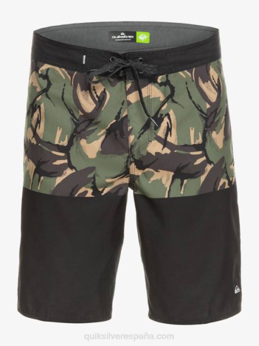 negro shorts de baño diarios de la división 20 D6T4D671 hombres Quiksilver