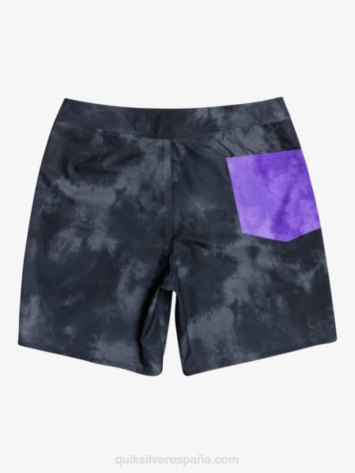 negro shorts de baño surfsilk acid wash 18 D6T4D1747 hombres Quiksilver