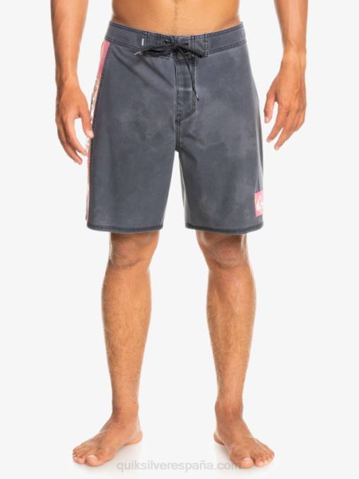 negro shorts de baño surfsilk acid wash 18 D6T4D1747 hombres Quiksilver