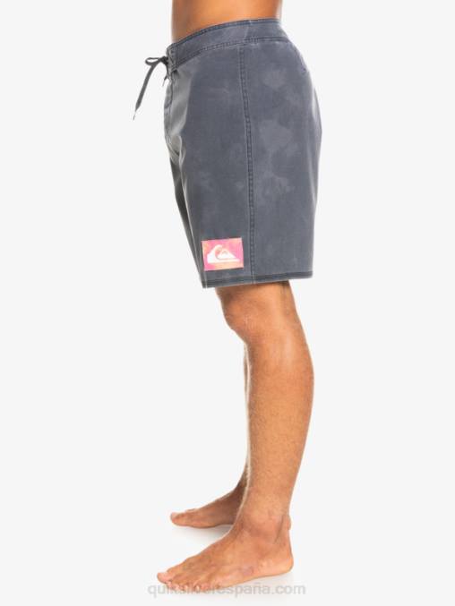 negro shorts de baño surfsilk acid wash 18 D6T4D1747 hombres Quiksilver