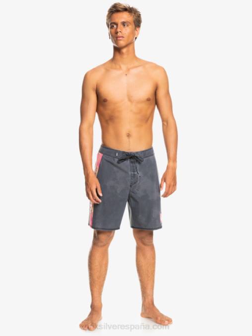 negro shorts de baño surfsilk acid wash 18 D6T4D1747 hombres Quiksilver