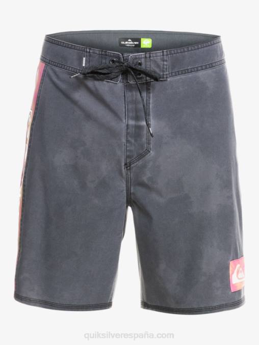 negro shorts de baño surfsilk acid wash 18 D6T4D1747 hombres Quiksilver