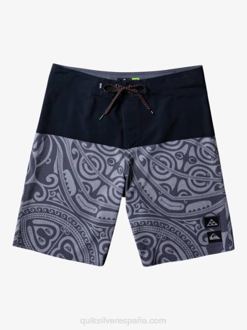 negro shorts de baño surfsilk inked 21 D6T4D560 hombres Quiksilver