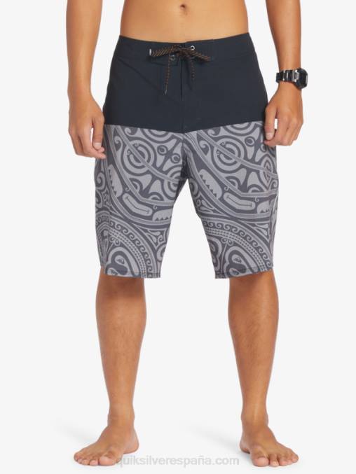 negro shorts de baño surfsilk inked 21 D6T4D560 hombres Quiksilver