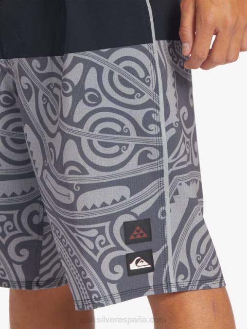 negro shorts de baño surfsilk inked 21 D6T4D560 hombres Quiksilver