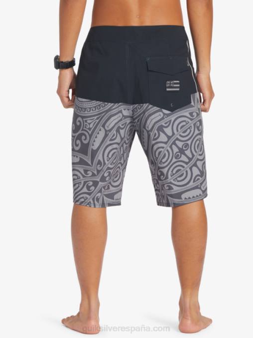 negro shorts de baño surfsilk inked 21 D6T4D560 hombres Quiksilver