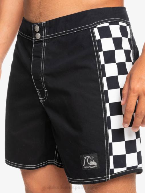 negro shorts de playa arco 16 originales D6T4D1780 hombres Quiksilver