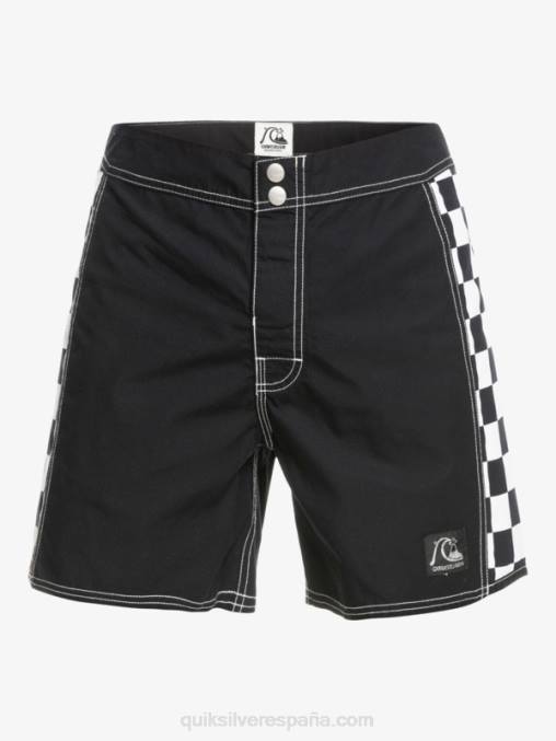 negro shorts de playa arco 16 originales D6T4D1780 hombres Quiksilver