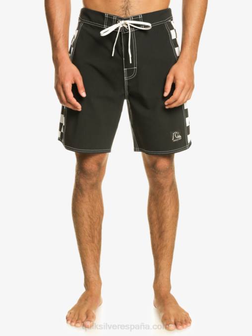 negro shorts de playa arco 18 originales D6T4D171 hombres Quiksilver