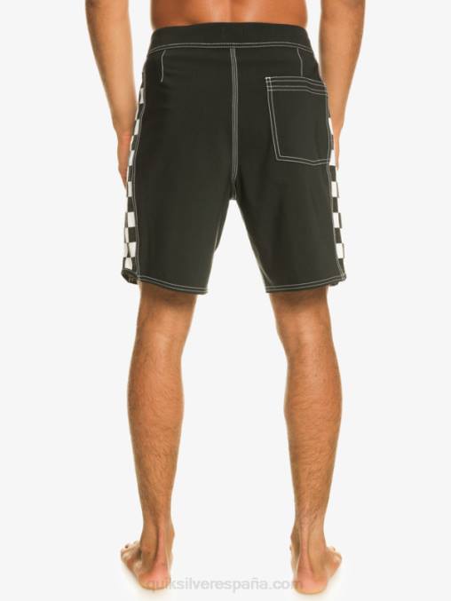 negro shorts de playa arco 18 originales D6T4D171 hombres Quiksilver