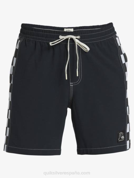negro shorts de playa arco 18 originales D6T4D171 hombres Quiksilver