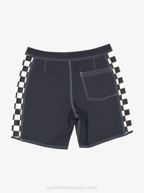 negro shorts de playa arco 18 originales D6T4D1730 hombres Quiksilver
