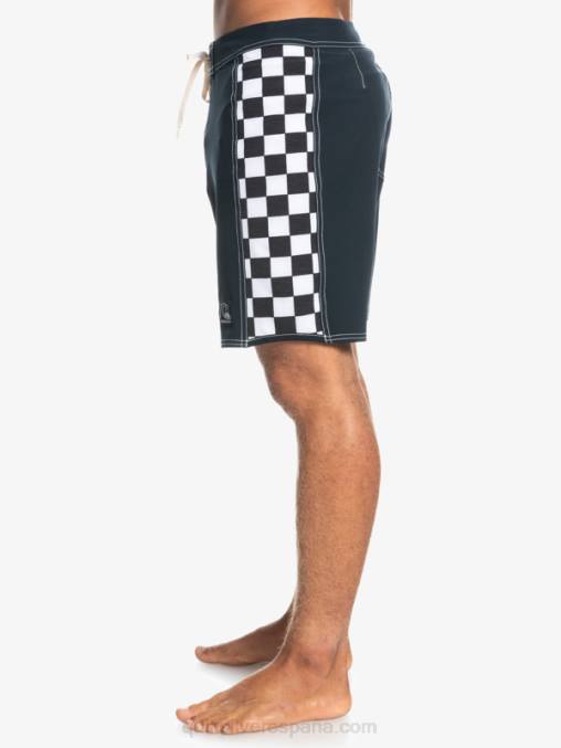 negro shorts de playa arco 18 originales D6T4D1730 hombres Quiksilver