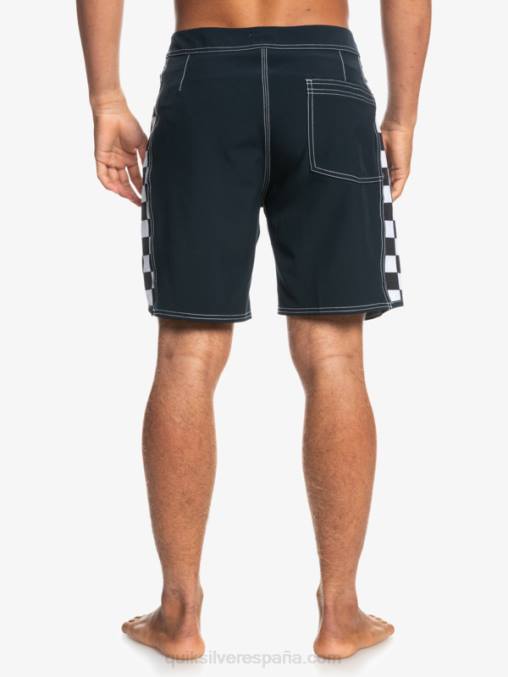 negro shorts de playa arco 18 originales D6T4D1730 hombres Quiksilver