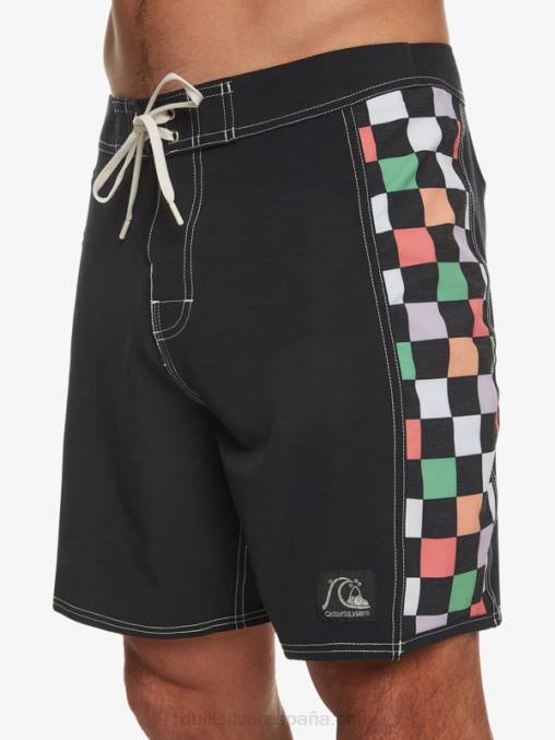 negro shorts de playa arco 18 originales D6T4D174 hombres Quiksilver