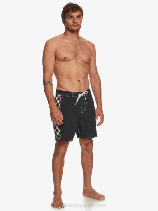 negro shorts de playa arco 18 originales D6T4D174 hombres Quiksilver