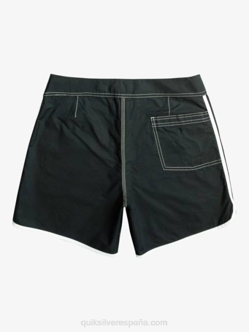 negro shorts de playa originales scallop snap 16 D6T4D168 hombres Quiksilver
