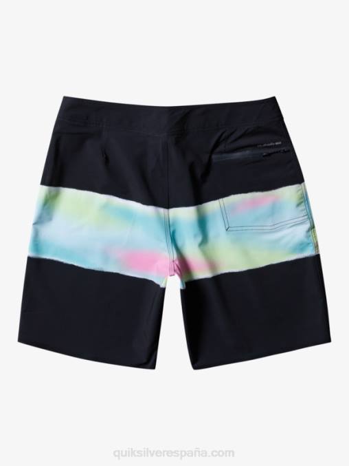 negro shorts de playa surfsilk air brush 19 D6T4D643 hombres Quiksilver