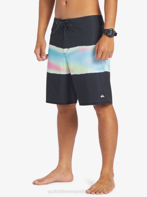 negro shorts de playa surfsilk air brush 19 D6T4D643 hombres Quiksilver