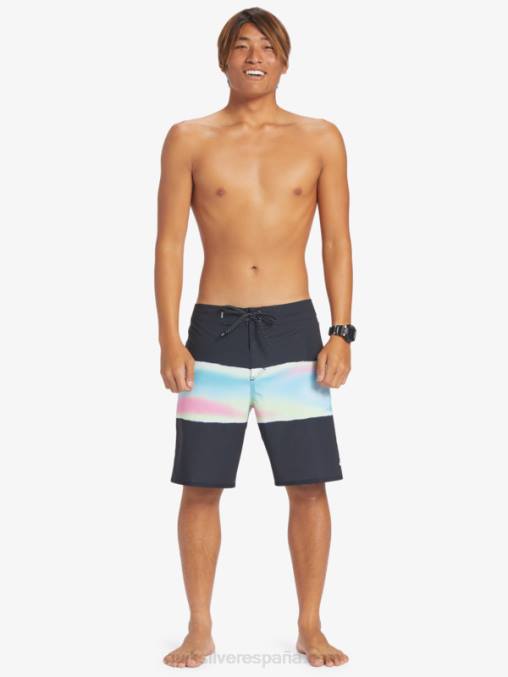 negro shorts de playa surfsilk air brush 19 D6T4D643 hombres Quiksilver