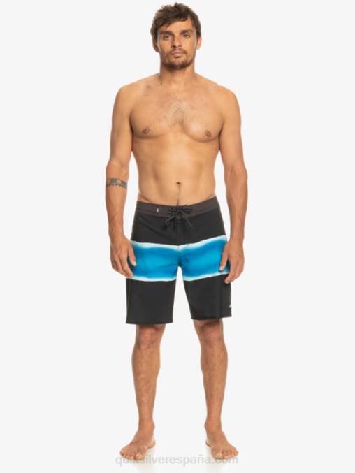 negro shorts de playa surfsilk air brush 19 D6T4D647 hombres Quiksilver