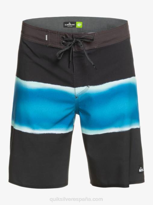 negro shorts de playa surfsilk air brush 19 D6T4D647 hombres Quiksilver