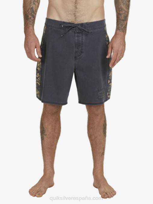 negro shorts de playa surfsilk arch 18 D6T4D1697 hombres Quiksilver