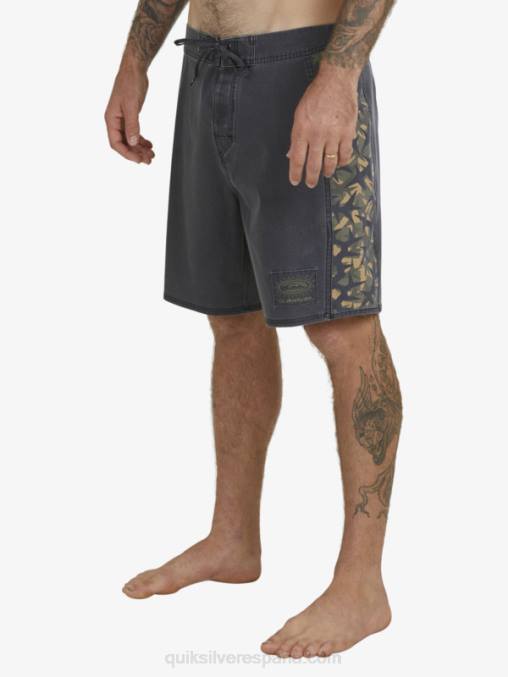 negro shorts de playa surfsilk arch 18 D6T4D1697 hombres Quiksilver