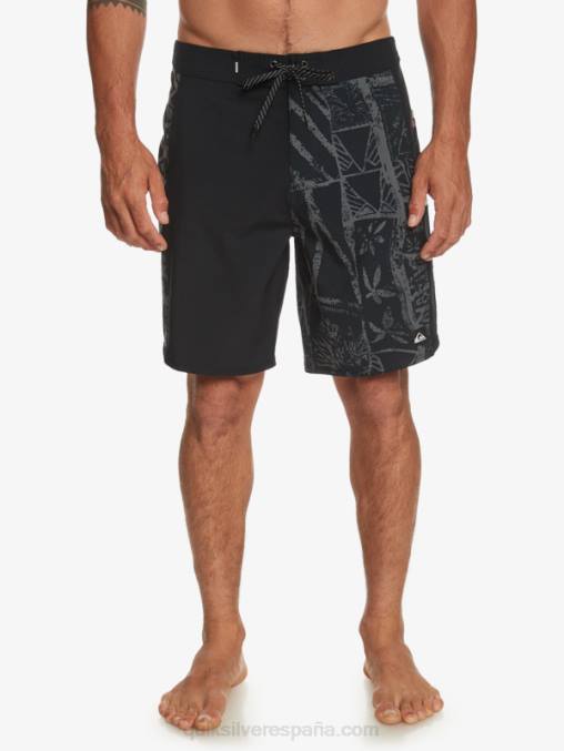negro shorts de playa surfsilk arch hawaii 19 D6T4D637 hombres Quiksilver