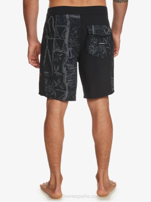 negro shorts de playa surfsilk arch hawaii 19 D6T4D637 hombres Quiksilver