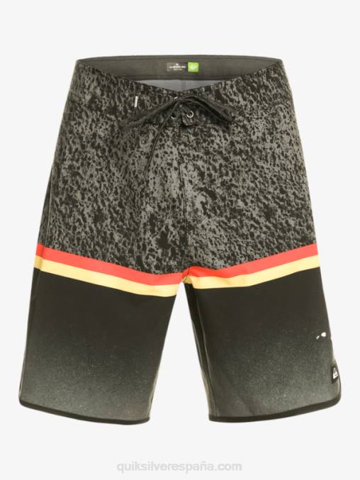 negro shorts de playa surfsilk division scallop 19 D6T4D1395 hombres Quiksilver