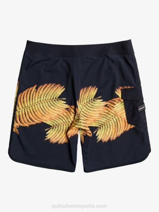 negro shorts de playa surfsilk hawaii scallop 19 D6T4D1881 hombres Quiksilver