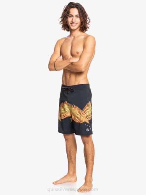 negro shorts de playa surfsilk hawaii scallop 19 D6T4D1881 hombres Quiksilver