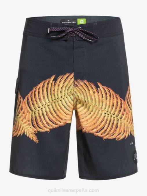 negro shorts de playa surfsilk hawaii scallop 19 D6T4D1881 hombres Quiksilver