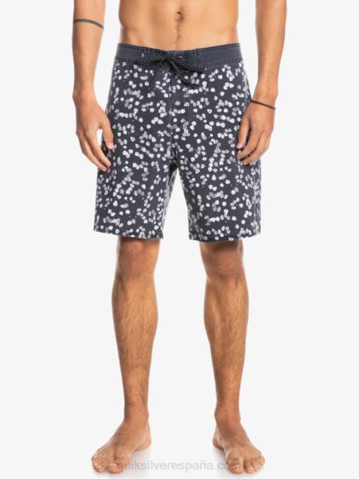 negro shorts de playa surfsilk lavados 18 D6T4D1755 hombres Quiksilver